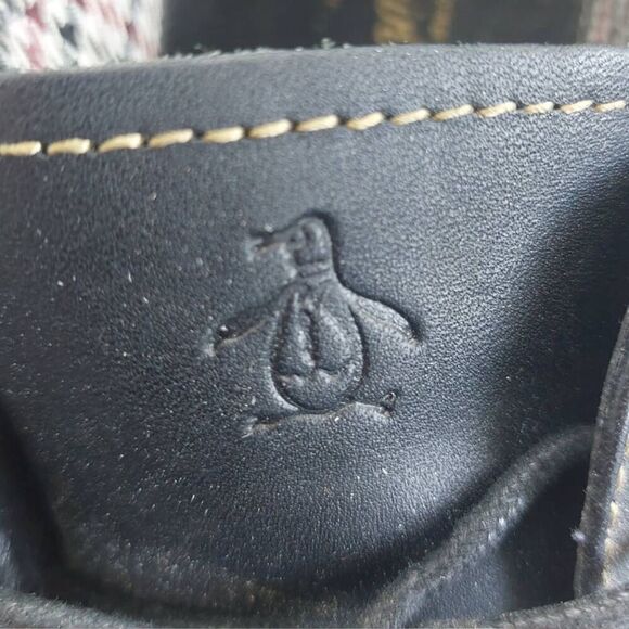 ORIGINAL PENGUIN WAYLON OXFORD Navy Blue Suede size 13 - Picture 5 of 9